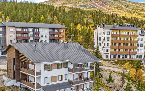 Villa Ylläs 302: Home, Apartment, Winter, Living Room, Larch, Mountain Village, Pine Family, Log Cabin