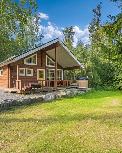 Anttoora 1: Wood, Cottage, House, Roof, Home, Log Cabin, Siding, Larch, Slope