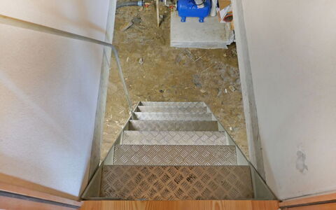 Rustico Andrea: Stairs, Architecture, Room, Wall, Ceiling, Floor, House, Wood, Flooring, Hardwood