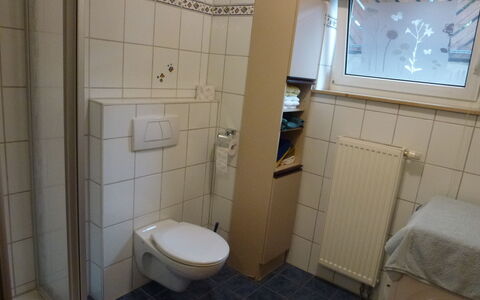 Donau: Bathroom, Property, Room, Tile, Toilet, Plumbing Fixture, Floor, Architecture, Real Estate, Bathroom Accessory