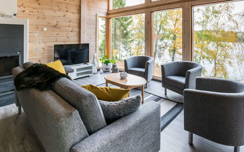 Villa Kurki: Wood, Cottage, Log Cabin, Forest, Shed, Garden Buildings, Larch, Woodland, Wood Stain