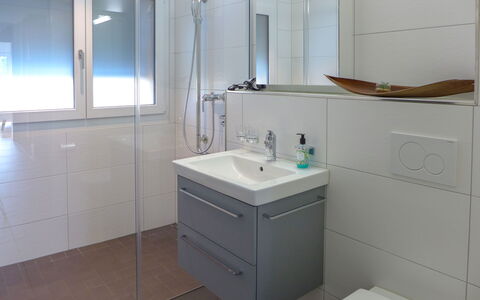 Kandersteg 420: Mirror, Tap, Sink, Plumbing Fixture, Bathroom Sink, Building, Bathroom, Bathroom Cabinet, Cabinetry