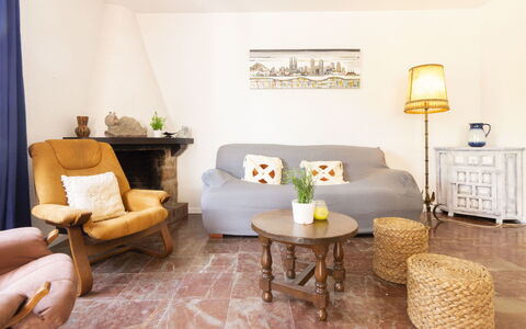 Villa Karoline: Living Room, Room, Furniture, Interior Design, Property, Floor, Yellow, Product, Table, Coffee Table