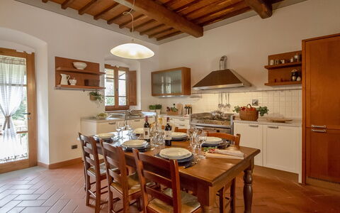 Podere: Room, Property, Building, Furniture, Ceiling, Interior Design, Floor, Kitchen, Table, House