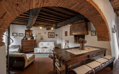 Antico Forno: Building, Room, Property, Interior Design, Beam, Furniture, Ceiling, Loft, House, Living Room