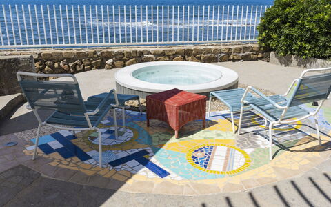 La Califfa: Water, Table, Furniture, Property, Daytime, Sky, Azure, Outdoor Furniture, Body Of Water, Cloud