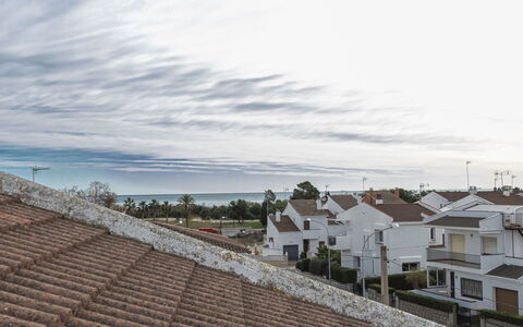 Drassanes Iii: Roof, Sky, Town, House, Sea, Residential Area, Vacation, Architecture, Cloud, Tree