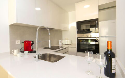 Calpe Calp 268: Countertop, Property, Room, Interior Design, Kitchen, Furniture, Building, Cabinetry, Floor, House