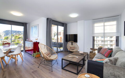 Calpe Calp 268: Living Room, Room, Property, Furniture, Interior Design, Wood Flooring, Building, Real Estate, House, Floor