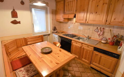 Villa Bellavista: Countertop, Room, Property, Furniture, Cabinetry, Kitchen, Floor, Building, Wood Flooring, Interior Design