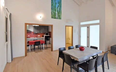 Cà Riviera Bosco Piccolo: Room, Property, Building, Interior Design, Furniture, Dining Room, Floor, Ceiling, House, Table
