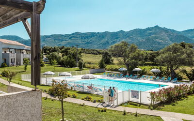 Saint-Florent 651: Sky, Plant, Mountain, Azure, Swimming Pool, Cloud, Shade, Tree, Land Lot, Leisure