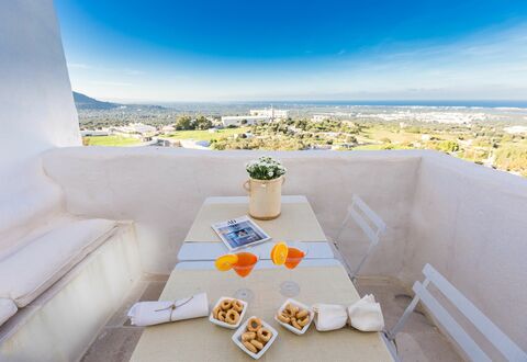 Vista Mare Da Zio Piero: Property, Room, Sky, Vacation, Table, Restaurant, Summer, Interior Design, Landscape, Ocean