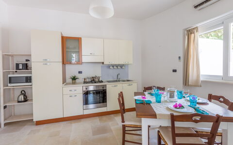 Villetta Ferreri: Property, Room, Furniture, Kitchen, Building, House, Interior Design, Real Estate, Floor, Cabinetry