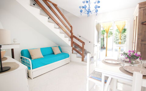 Villa Irene: Property, Room, Interior Design, Furniture, Building, Living Room, House, Real Estate, Floor, Apartment