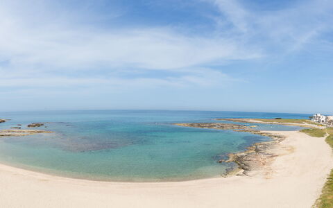 Villa Mezzaluna: Body Of Water, Beach, Sea, Coast, Shore, Coastal And Oceanic Landforms, Sky, Ocean, Sand, Vacation