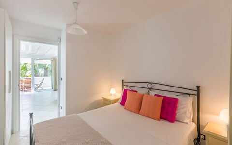 Casa Bianca: Bedroom, Room, Property, Furniture, Bed, Bed Frame, Interior Design, Building, Bed Sheet, Floor