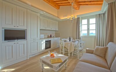 Sole di Vino - 2: Room, Property, Furniture, Interior Design, Building, Living Room, Ceiling, Floor, Home, Yellow