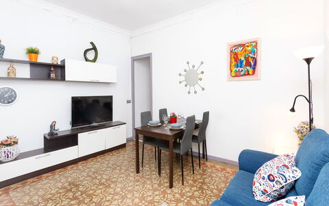 Gracia: Providencia: Room, Property, Furniture, Interior Design, Living Room, Blue, Real Estate, Yellow, Building, House