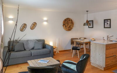 Chesa Palüdin 5 - Celerina 11.1: Living Room, Room, Furniture, Interior Design, Property, Floor, Building, Table, House, Wall