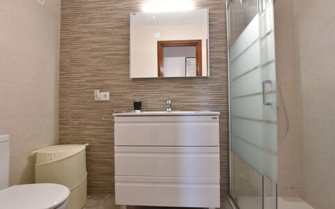 Magnolia: Mirror, Sink, Tap, Bathroom Cabinet, Property, Bathroom Sink, Plumbing Fixture, Cabinetry, Bathroom