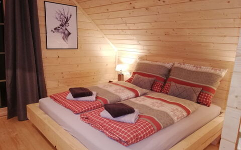 Hütte Gimpel: Bedroom, Bed, Room, Furniture, Property, Interior Design, Bed Frame, Wall, Bed Sheet, Mattress