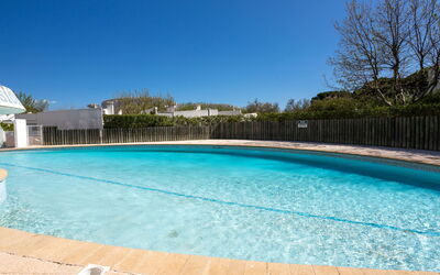 La Grande Motte 200: Blue, Swimming Pool, Composite Material, Resort, Shade, Landscaping, Outdoor Furniture, Fence, Thermae