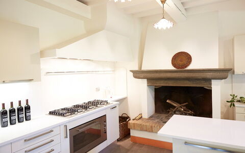 La Rimessa: Property, Room, Interior Design, Furniture, Building, Countertop, Kitchen, House, Real Estate, Floor