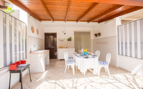Villa Anna: Property, Room, Building, Interior Design, House, Real Estate, Furniture, Home, Dining Room, Ceiling