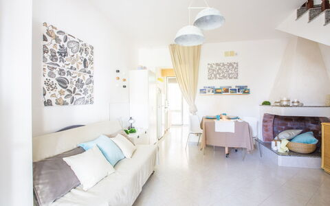 Villa Anna: Room, Furniture, Property, Bedroom, Interior Design, Bed, Building, Bed Sheet, Wall, Floor