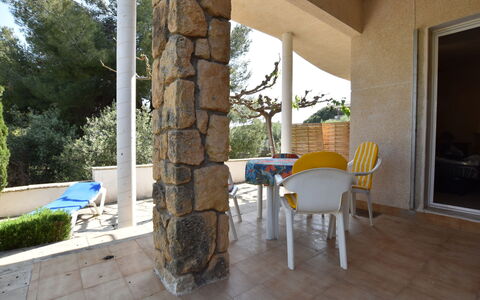 Oasis: Property, Building, House, Room, Real Estate, Floor, Home, Interior Design, Patio, Tree