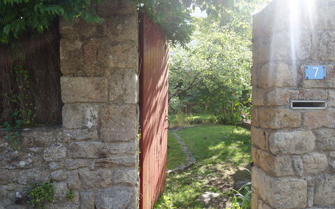 Ty Mam Goz: Wall, Stone Wall, Tree, Grass, Rock, Door, House, Ruins, Architecture, Wood