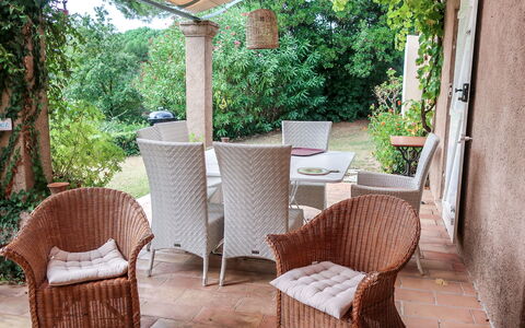La Source: Wicker, Property, Furniture, Outdoor Table, Patio, House, Room, Table, Real Estate, Chair