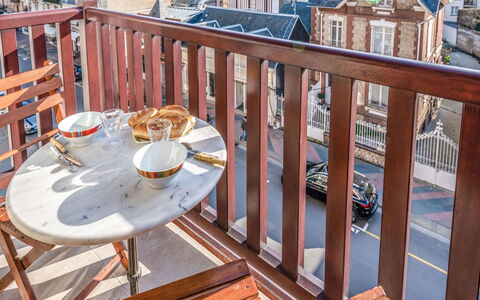 Le Hoc: Table, Furniture, Tableware, Building, Wood, Outdoor Table, Window, Outdoor Furniture, Chair, Fence