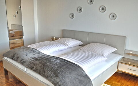 Belvedere: Bedroom, Bed, Furniture, Room, Property, Bed Sheet, Floor, Bed Frame, Bedding, Mattress