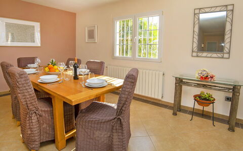 Nadine: Room, Dining Room, Property, Furniture, Table, Floor, Yellow, Interior Design, Building, House