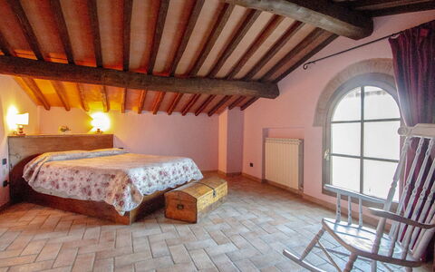 Podere Gioia: Room, Property, Bedroom, Furniture, Building, Bed, Interior Design, Suite, House, Real Estate