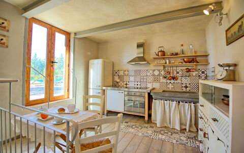 Casa Fioraie: Property, Room, Building, Furniture, Interior Design, House, Ceiling, Kitchen, Floor, Real Estate