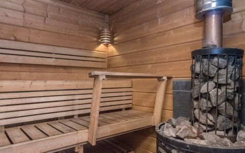 Villa Puronotko: Furniture, Chair, Outdoor Furniture, Table, Wood, Outdoor Table, Kitchen & Dining Room Table, Shade, Garden, Umbrella