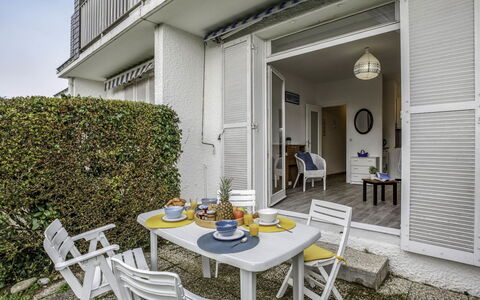 Le Dolmen: Furniture, Property, Plant, Building, Table, Chair, Window, Outdoor Table, Outdoor Furniture, Shade