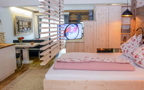 Apart Fassern: Property, Furniture, Comfort, Wood, Interior Design, Bed Frame, Architecture, Floor, Hardwood, Real Estate