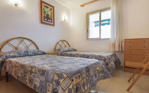 La Pineda 156: Bedroom, Bed, Furniture, Property, Room, Bed Sheet, Bed Frame, Floor, Bedding, Real Estate