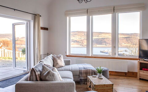 Bay View: Furniture, Property, Window, Couch, Building, Shade, Wood, Interior Design, Table
