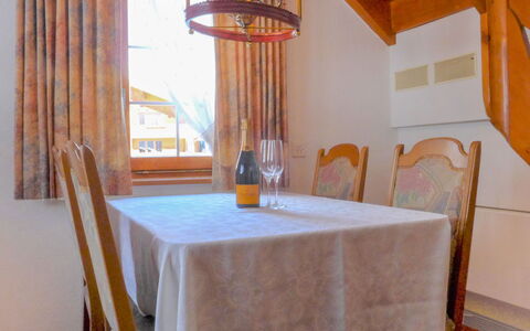 Zermatt 79: Room, Property, Furniture, Dining Room, Table, Tablecloth, House, Interior Design, Real Estate, Curtain