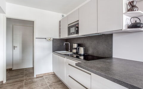 Bormes-Les-Mimosas 107: Property, Room, Furniture, Interior Design, Countertop, Tile, Cabinetry, Kitchen, Building, House