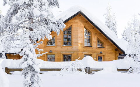 Lappi Dream House: Wood, Snow, Winter, Cottage, Freezing, Home, Log Cabin, Larch, Siding