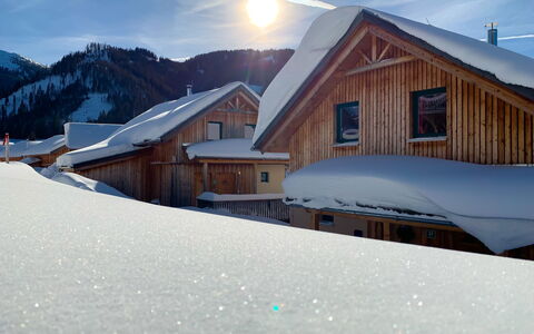 Hohentauern 20: Cloud, Sky, Mountain, Building, Property, Window, Snow, Light, House, Slope