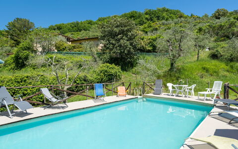Il Castagneto: Water, Sky, Plant, Property, Furniture, Swimming Pool, Nature, Azure, Tree, Building