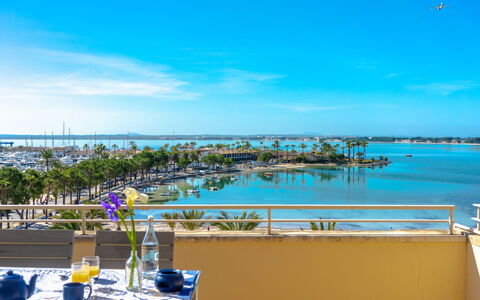 Nautic Sea Views: Blue, Sky, Turquoise, Sea, Azure, Vacation, Balcony, Ocean, Summer, Beach