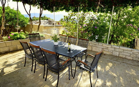 Lolita: Property, Furniture, Patio, Outdoor Table, Table, Backyard, Real Estate, Yard, House, Room
